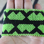 Art# K325 4 inch. Original Kayapo Traditional Peyote stitch Beaded Bracelet from Brazil