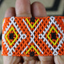 Art# K355 3+ inch. Original Kayapo Traditional Peyote stitch Beaded Bracelet from Brazil