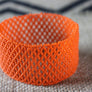Art# K338 3+ inch. Original Kayapo Traditional Peyote stitch Beaded Bracelet from Brazil