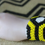 Art# K355 4 inch. Original Kayapo Traditional Peyote stitch Beaded Bracelet from Brazil