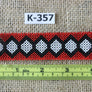 Art# K357 4 inch. Original Kayapo Traditional Peyote stitch Beaded Bracelet from Brazil