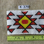 Art# K370 4+ inch. Original Kayapo Traditional Peyote stitch Beaded Bracelet from Brazil