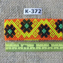Art# K372 3.5+ inch. Original Kayapo Traditional Peyote stitch Beaded Bracelet from Brazil