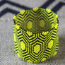 Art# K376 - 3.5 inch. Original Kayapo Traditional Peyote stitch Beaded Bracelet from Brazil