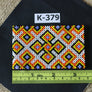 Art# K379 3+ inch. Original Kayapo Traditional Peyote stitch Beaded Bracelet from Brazil