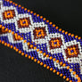 Art# K383 3+ inch. Original Kayapo Traditional Peyote stitch Beaded Bracelet from Brazil