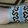 Art# K384 3.5+ inch. Original Kayapo Traditional Peyote stitch Beaded Bracelet from Brazil