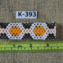 Art# K393 3+ inch. Original Kayapo Traditional Peyote stitch Beaded Bracelet from Brazil