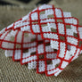 Art# K398 3.5 inch. Original Kayapo Traditional Peyote stitch Beaded Bracelet from Brazil
