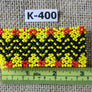 Art# K400 3 inch. Original Kayapo Traditional Peyote stitch Beaded Bracelet from Brazil