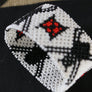 Art# K403 3+ inch. Original Kayapo Traditional Peyote stitch Beaded Bracelet from Brazil