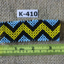 Art# K410 3+ inch. Original Kayapo Traditional Peyote stitch Beaded Bracelet from Brazil ITEM# K410