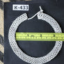 Art# K433 3 inch. Original Kayapo Traditional Peyote stitch Beaded Necklace from Brazil