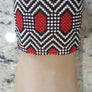 Art# K1 3.5 inch Original Kayapo Traditional Peyote stitch Glass Beaded Bracelet from Brazil.