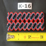 Art# K16 3 inch Original Kayapo Traditional Peyote stitch Beaded Bracelet from Brazil.