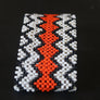 Art# K20 3.5+ inch. Original Kayapo Traditional Peyote stitch Beaded Bracelet from Brazil.