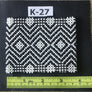 Art# K27 3.5+ inch Original Kayapo Traditional Peyote stitch Beaded Bracelet from Brazil.