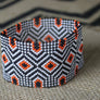 Art# K35 3.5 inch Original Kayapo Traditional Peyote stitch Beaded Bracelet from Brazil.