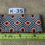 Art# K35 3.5 inch Original Kayapo Traditional Peyote stitch Beaded Bracelet from Brazil.