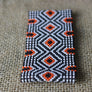 Art# K35 3.5 inch Original Kayapo Traditional Peyote stitch Beaded Bracelet from Brazil.