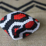 Art# K55 3.5 inch Original Kayapo Traditional Peyote stitch Beaded Bracelet from Brazil.