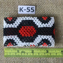 Art# K55 3.5 inch Original Kayapo Traditional Peyote stitch Beaded Bracelet from Brazil.