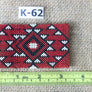 Art# K62 3+ inch Original Kayapo Traditional Peyote stitch Beaded Bracelet from Brazil.