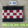 Art# K68 3.5 inch Original Kayapo Traditional Peyote stitch Beaded Bracelet from Brazil.