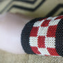 Art# K68 3.5 inch Original Kayapo Traditional Peyote stitch Beaded Bracelet from Brazil.