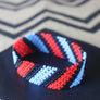 Art# K73 4 inch Original Kayapo Traditional Peyote stitch Beaded Bracelet from Brazil.