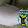 Art# K82 2.5+ inch Original Kayapo Traditional Peyote stitch Beaded Bracelet from Brazil.