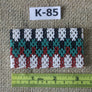 Art# K85 3+ inch Original Kayapo Traditional Peyote stitch Beaded Bracelet from Brazil.