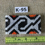 Art# K95 3.5 inch Original Kayapo Traditional Peyote stitch Beaded Bracelet from Brazil.