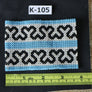 Art# K105 3.5+ inch Original Kayapo Traditional Peyote stitch Beaded Bracelet from Brazil.
