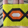 Art# K106 4 inch Original Kayapo Traditional Peyote stitch Beaded Bracelet from Brazil.
