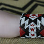Art# K116 4+ inch Original Kayapo Traditional Peyote stitch Beaded Bracelet from Brazil.