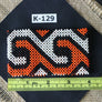 Art# K129 4 inch. Original Kayapo Traditional Peyote stitch Beaded Bracelet from Brazil.