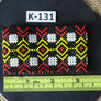 Art# K131 3+ inch. Original Kayapo Traditional Peyote stitch Beaded Bracelet from Brazil.