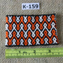 Art# K159 3.5 inch Original Kayapo Traditional Peyote stitch Beaded Bracelet from Brazil.