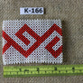 Art# K166 3+ inch Original Kayapo Traditional Peyote stitch Beaded Bracelet from Brazil.