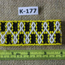 Art# K177 4'inch. Original Kayapo Traditional Peyote stitch Beaded Bracelet from Brazil.