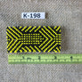 Art# K198 3+ inch. Original Kayapo Traditional Peyote stitch Beaded Bracelet from Brazil.