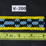 Art# K200 4 inch. Original Kayapo Traditional Peyote stitch Beaded Bracelet from Brazil.