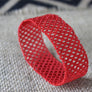 Art# K207 3+ inch. Original Kayapo Traditional Peyote stitch Beaded Bracelet from Brazil.
