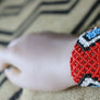 Art# K208 4 inch. Original Kayapo Traditional Peyote stitch Beaded Bracelet from Brazil.