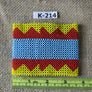 Art# K214 3.5+inch. Original Kayapo Traditional Peyote stitch Beaded Bracelet from Brazil.