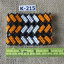 Art# K215 3 inch. Original Kayapo Traditional Peyote stitch Beaded Bracelet from Brazil.