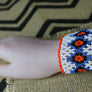 Art# K216 3+ inch. Original Kayapo Traditional Peyote stitch Beaded Bracelet from Brazil.