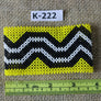 Art# K222 3.5+ inch. Original Kayapo Traditional Peyote stitch Beaded Bracelet from Brazil.