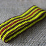 Art# K225 3.5+ inch. Original Kayapo Traditional Peyote stitch Beaded Bracelet from Brazil.